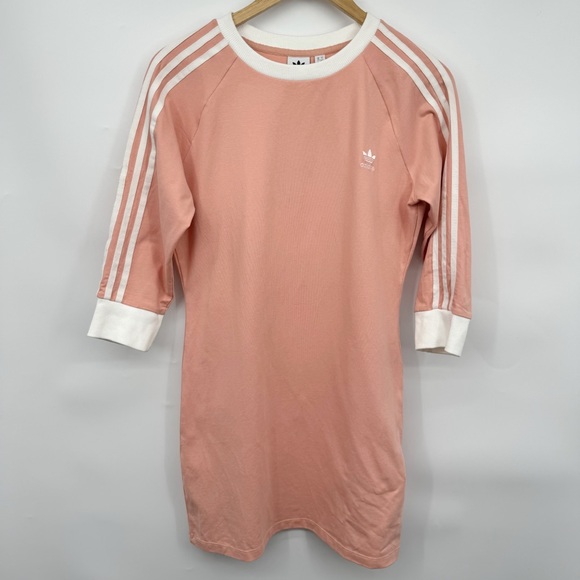 Adidas Long Sleeve Tennis Prep Mini Dress Women’s L Sporty Casual Athletic - Picture 3 of 11